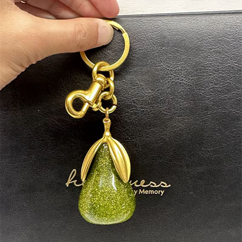 Breloque de sac pour entraîneur pour Goyard, sac à main, sac à bandoulière, pendentif poire vert cri