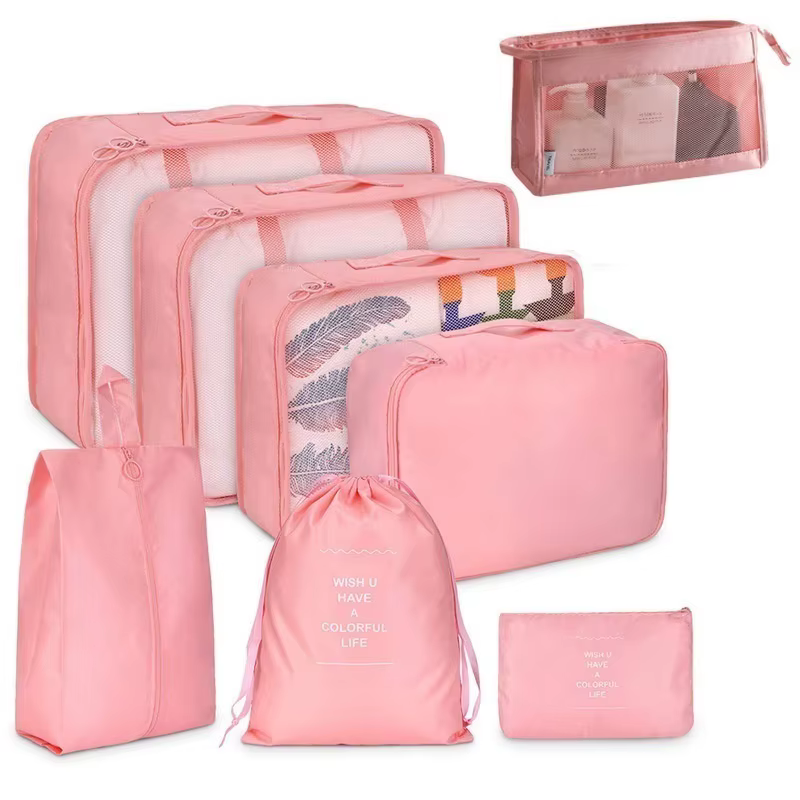 8 pièces/ensemble sacs de rangement pour voyage organisateur sacs accessoires bagages valise organis