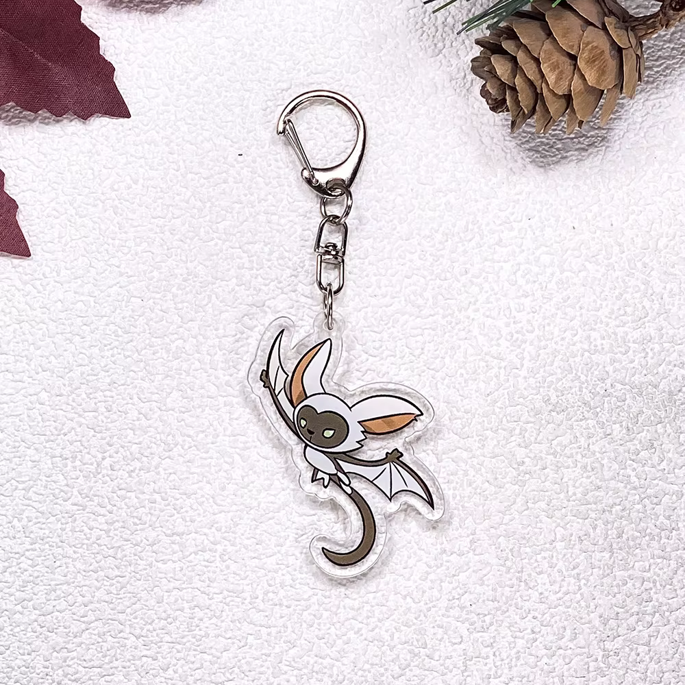 Porte-clés dessin animé Avatar: The Last Airbender, accessoire mignon en acrylique, pendentif pour s