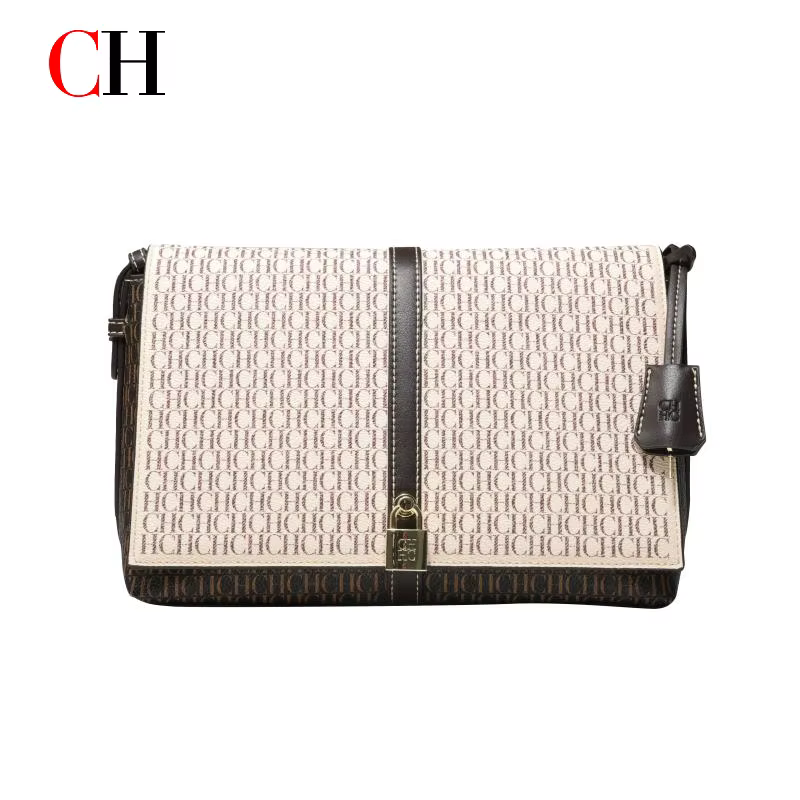 CH Simple mode Style femmes sac à bandoulière femmes sac à bandoulière fermeture éclair boucle parag