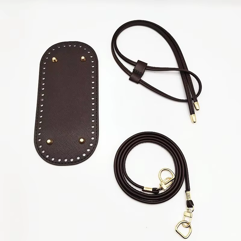 Kit de sac seau DIY – Base en cuir PU avec chaîne et sangle réglable, accessoires pour la fabricatio