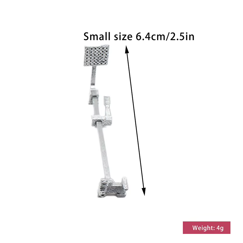 ✰ ✪ Douche miniature pour maison de poupée 1:12, pommeau de douche de simulation, robinet de salle d