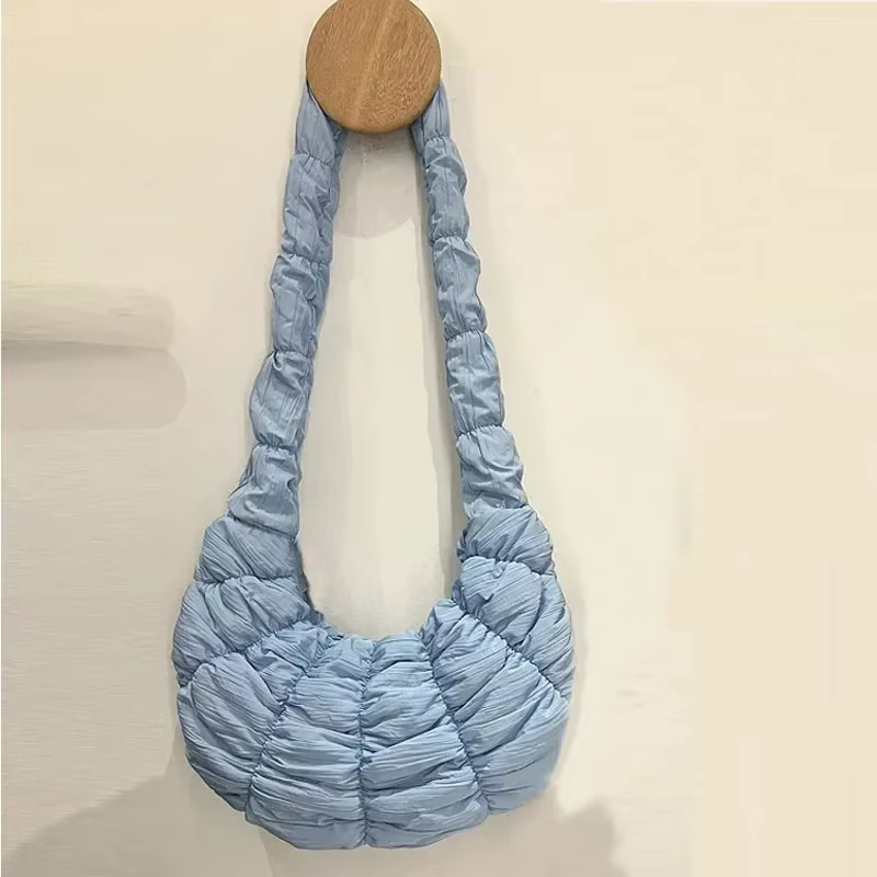 Hobos sac croisé Y2k mode décontracté plissé nuage sac à bandoulière unique grande capacité fourre-t