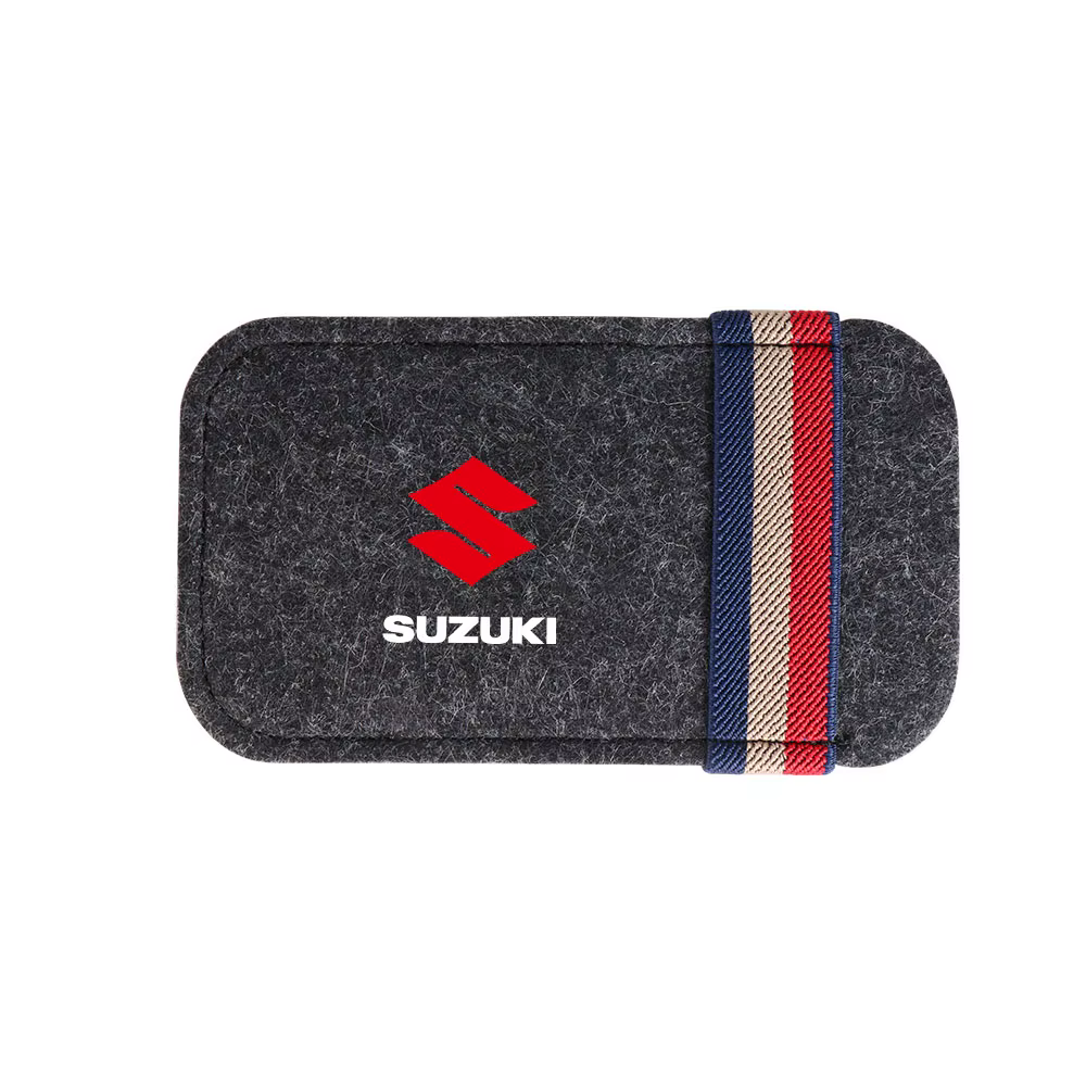 Étui à lunettes en cuir pour voiture, boîte de rangement pour pare-soleil, pour Suzuki Swift Jimny s