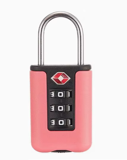 Cadenas noir à code à 3 chiffres, serrure à combinaison pour bagages de voyage, cadenas de sécurité 