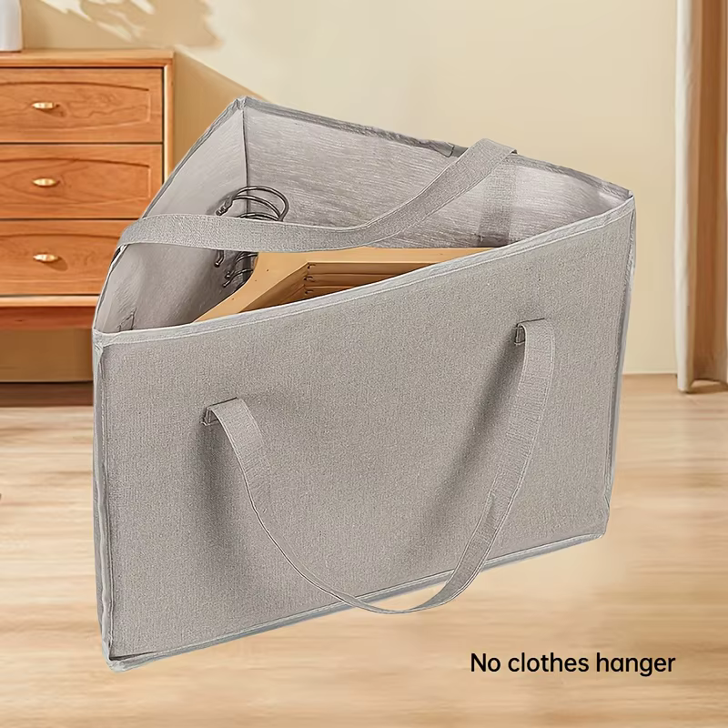 Sac de rangement pour cintres, 1 pièce, design triangulaire, en tissu non tissé, avec coussin de sup
