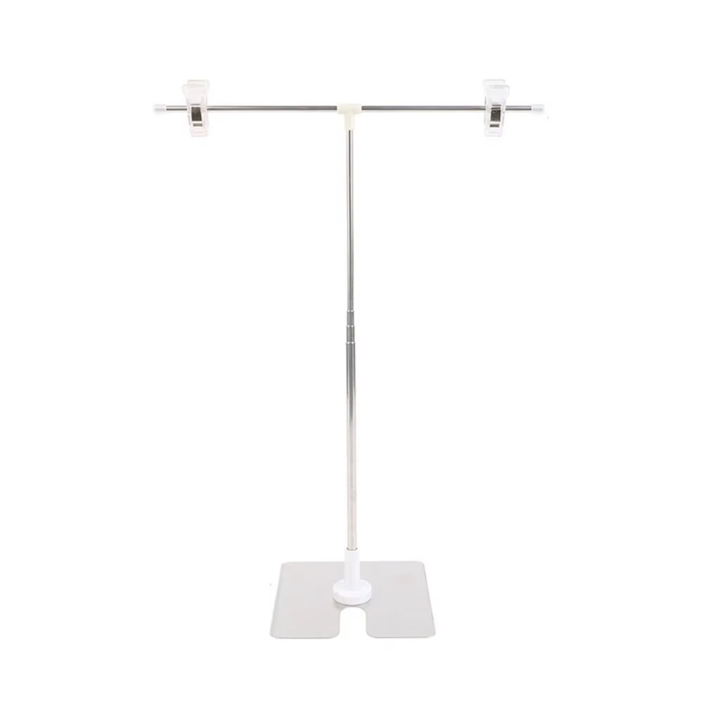 Accessoires de photographie en forme de T, support d'arrière-plan pour affiche de supermarché en for