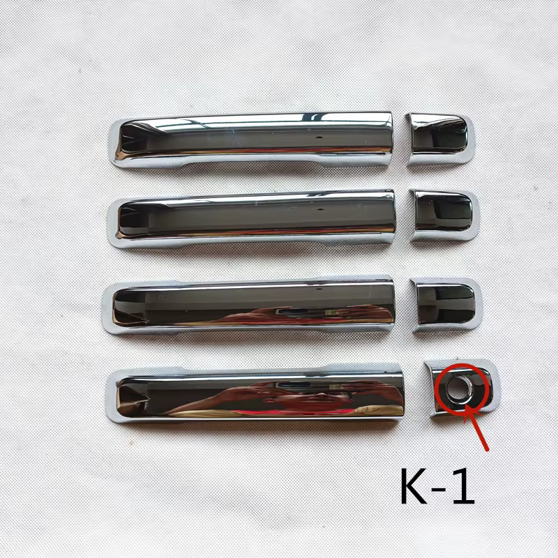 Couvercle de Poignée de Porte en Plastique Chromé, Accessoires pour Isuzu D Max Dmax RT 2012 2014 20