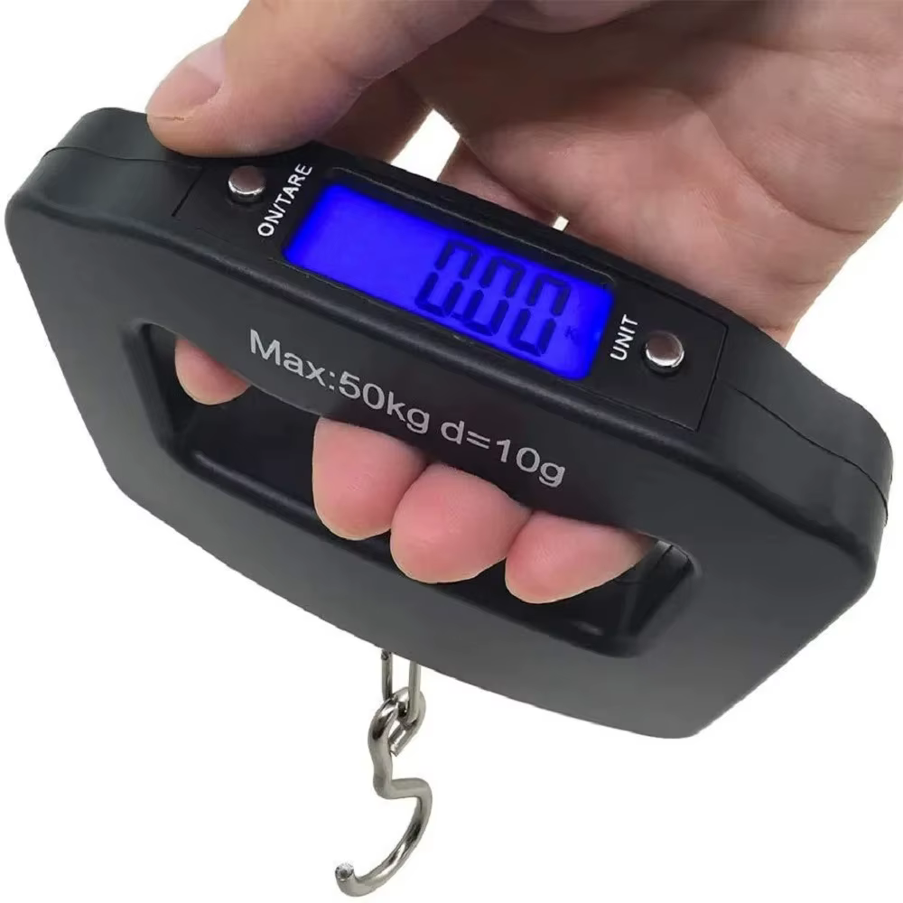 Pèse-personne électronique portable avec écran LCD numérique, outils d'équilibre de poids, poids des