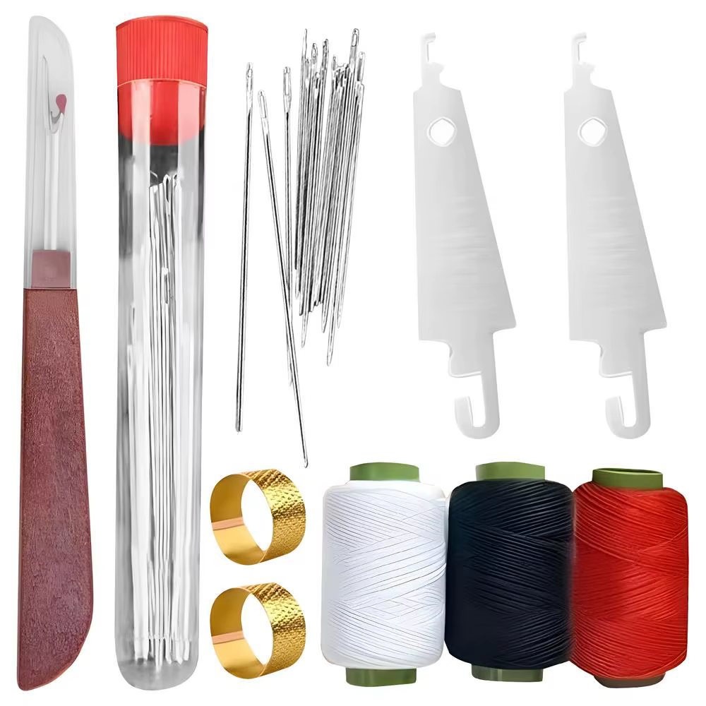 Kit de couture 37 pièces avec aiguille et fil, ensemble d'outils de couture multifonctionnels pour t