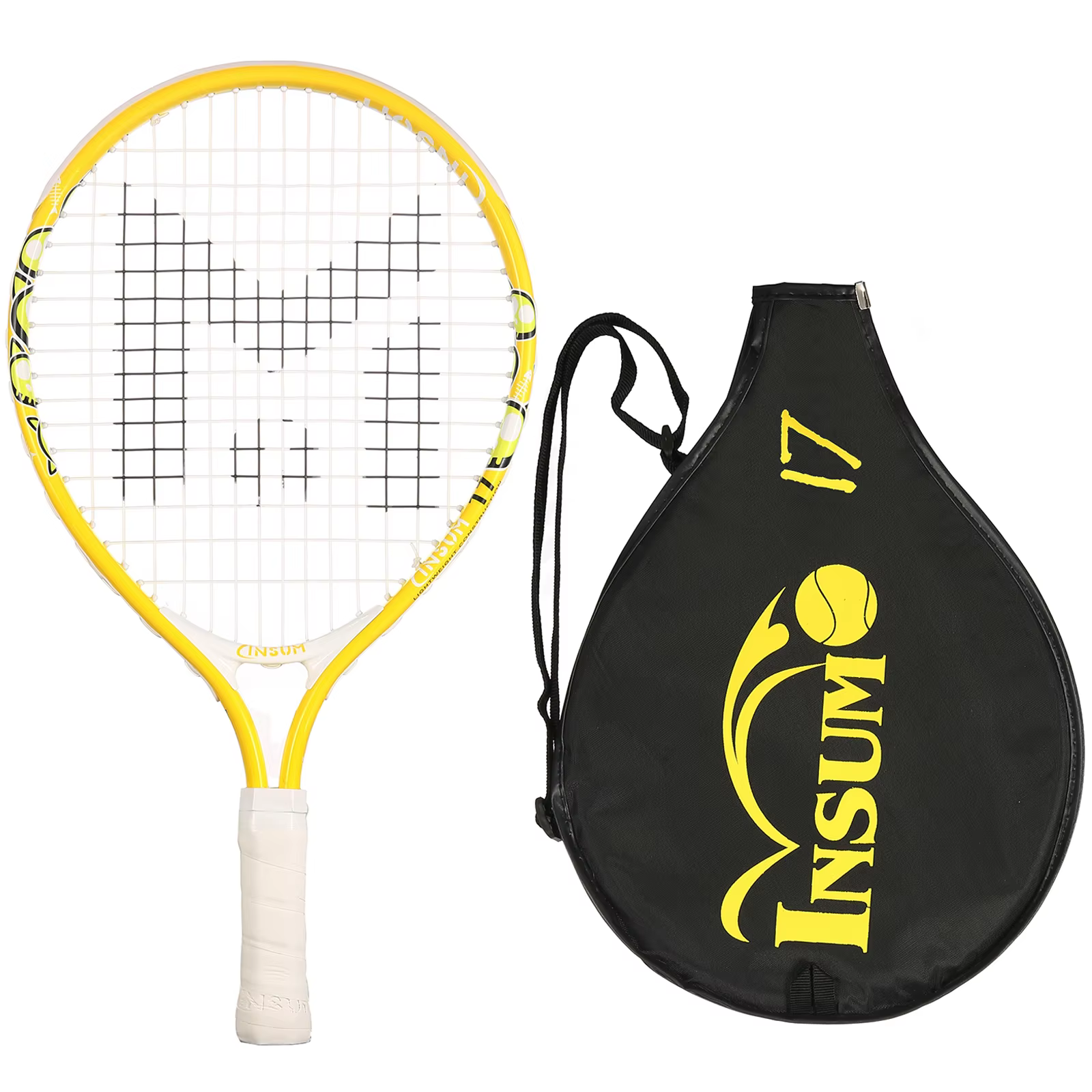 Raquette de tennis pour enfants de 17 pouces pour les garçons et les filles de 2 à 3 ans et les juni