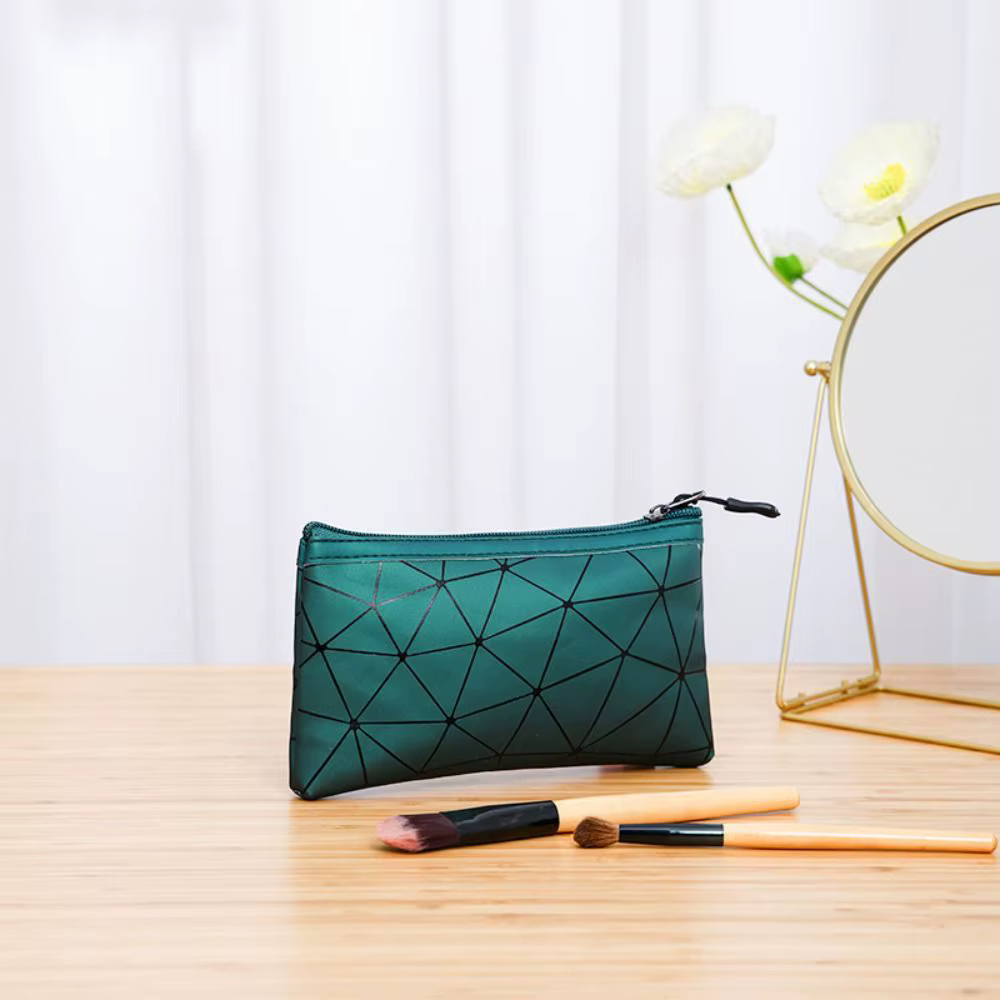 Sac cosmétique étanche en cuir PU, porte-monnaie, organisateurs de maquillage, grande capacité, sac 