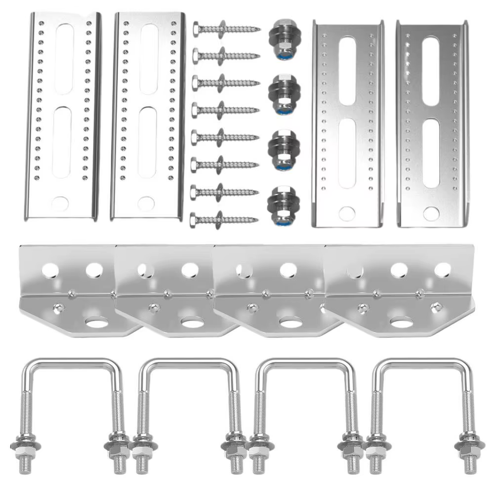 Kit d'Invite de Remorque de Bateau, Compression Supérieure Galvanisée, Accessoires et Pièces, 8 Pouc