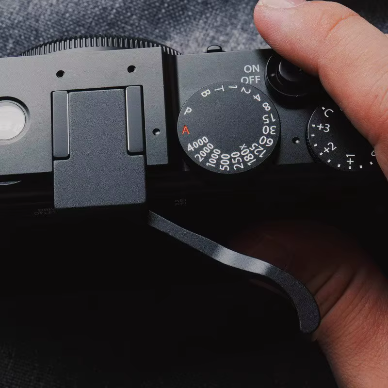 2025 pour Fujifilm XE5 X-E5 chaussure chaude en métal rabat pouce vers le haut caméra poignée pliabl