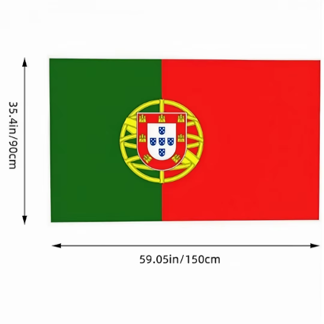 Cape portable avec manches, drapeau du Portugal, en polyester léger, poncho drapeau, accessoires de 
