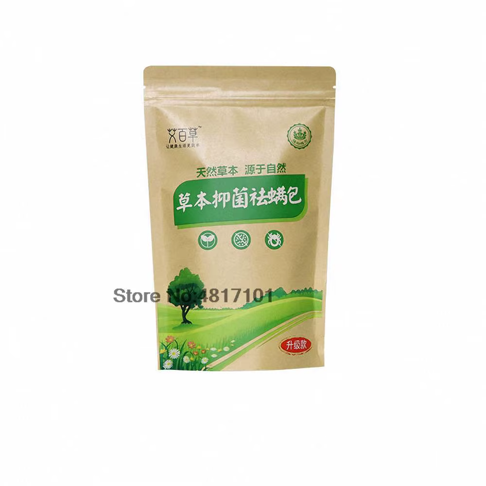 10 sacs/ensemble tueur d'acariens naturel à base de plantes Anti-acariens plante sac antibactérien s