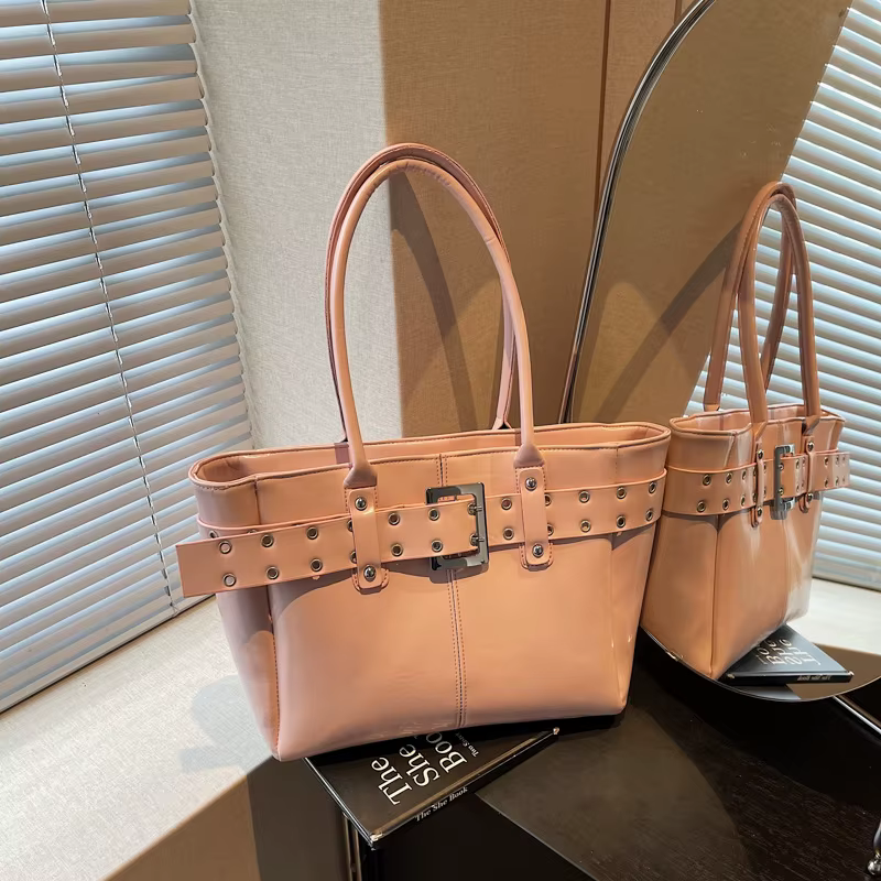 Sac fourre-tout coréen grande capacité, sac à main tendance pour femme, style urbain minimaliste, no