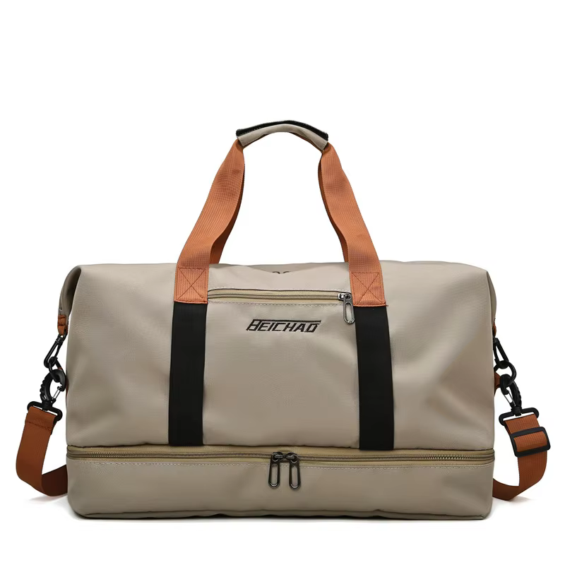 Nouveau Grand Sac de Voyage Unisexe Grande Capacité Bagage à Main Séparation Sec-Humide Sac de Sport