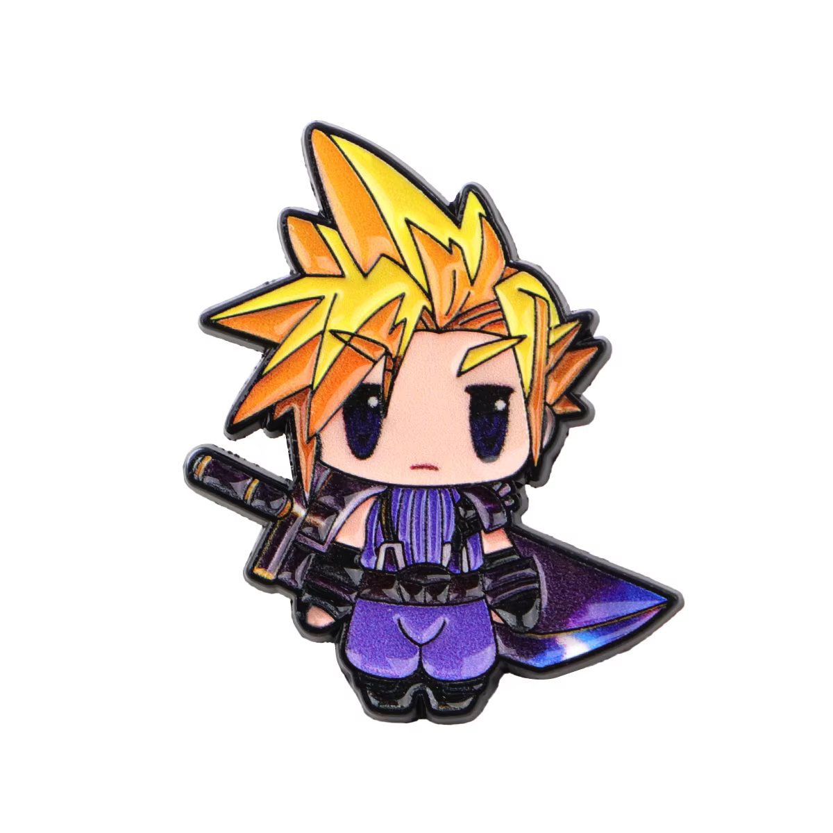 Épingles en émail sur le thème des figurines d'anime, badges de dessins animés, accessoires de cospl