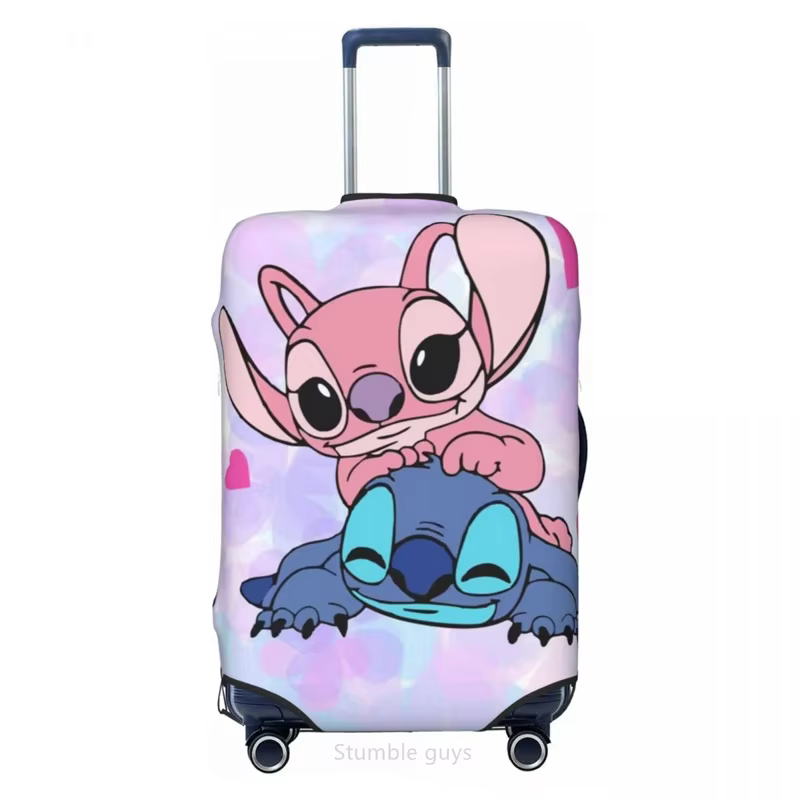 Housse de protection pour bagages de voyage, conception à points en S, matériau extensible, anti-ray