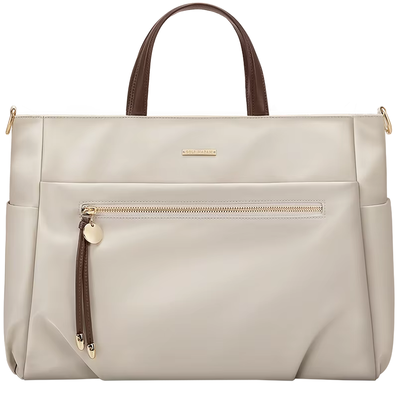 Sac à main en nylon léger avec poignée en cuir pour femme, sac à main de golf pour femme, étui à bom
