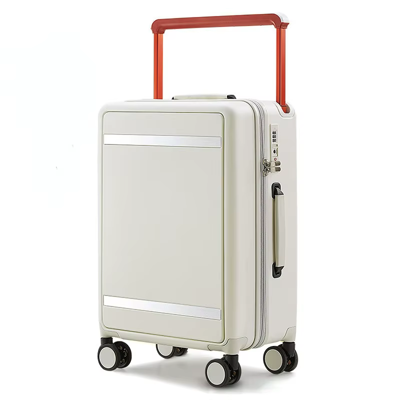 Valise de voyage à roulettes, cadre en aluminium de grande capacité, 20 pouces, bagages de cabine