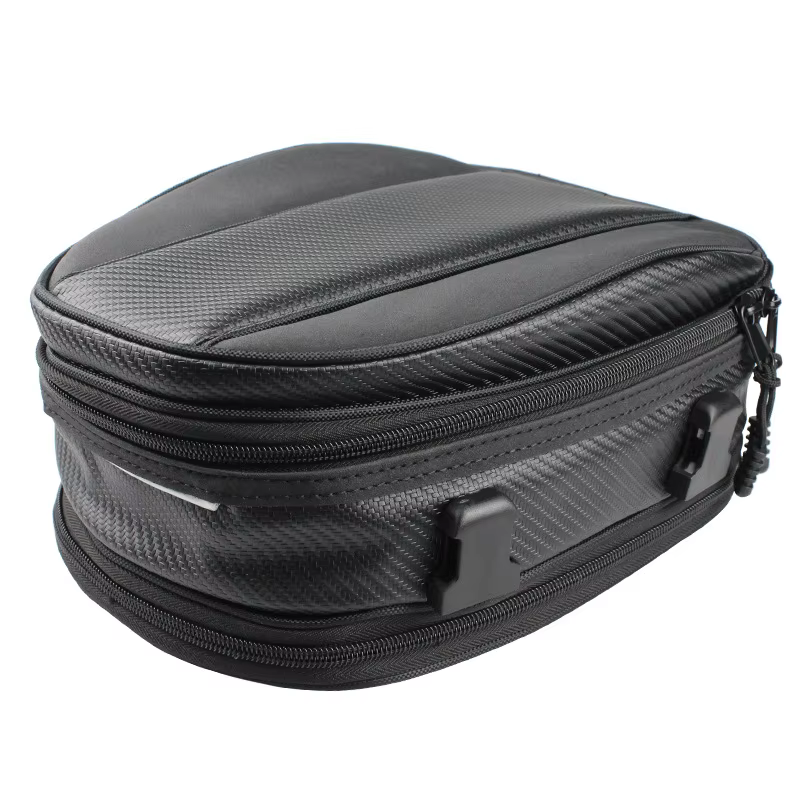 Sac arrière de moto, selle arrière étanche, sac de rangement de siège arrière, sac de voyage noir po