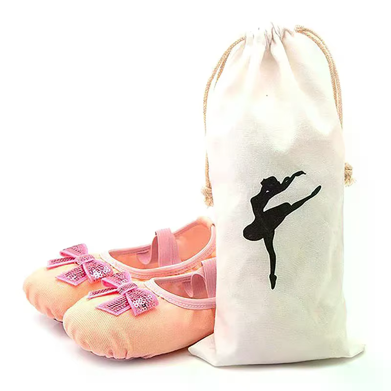 Sac de rangement pour chaussures de Ballet pour enfants, grande capacité, Double cordon de serrage, 