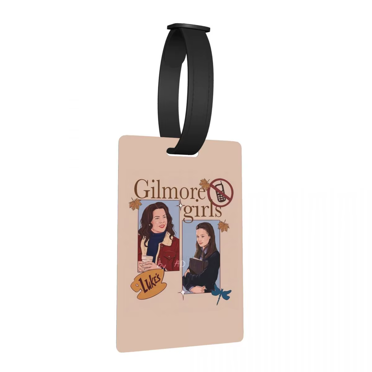 Étiquettes à bagages Graffiti Gilmore Girls, accessoires pour valises, étiquette de bagage de voyage