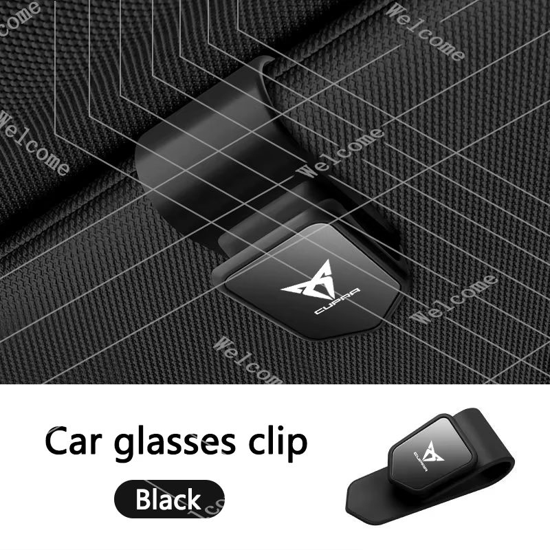 Nouveau support de lunettes pour pare-soleil de voiture, étui à lunettes de soleil, clip pour lunett