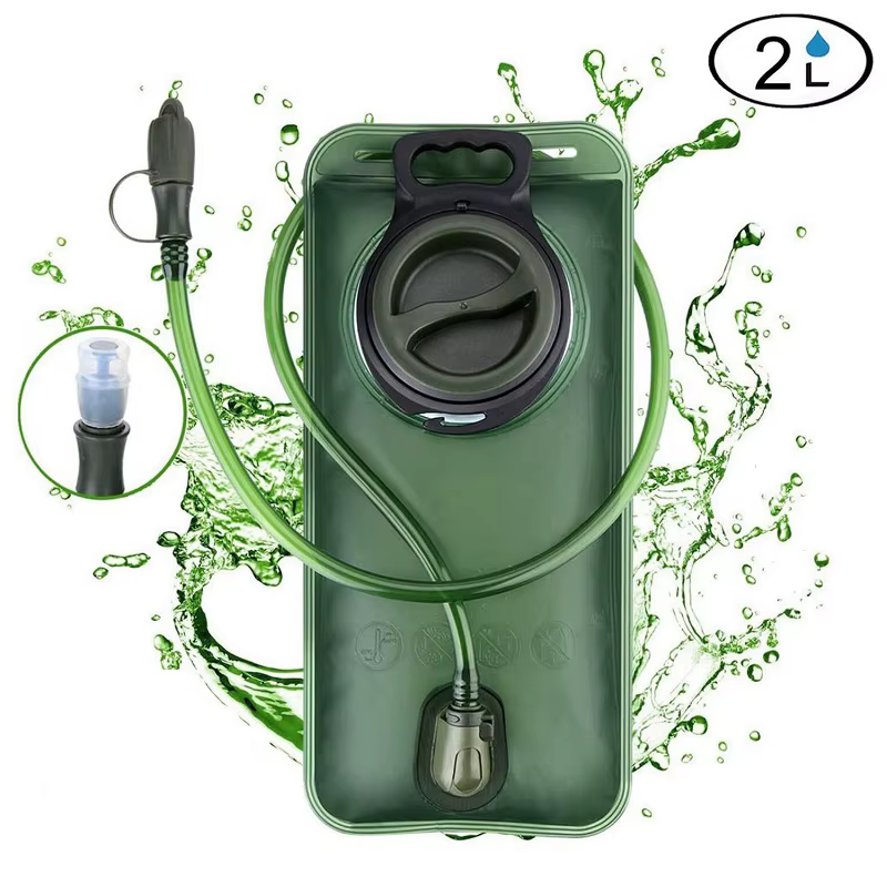 Sac d'hydratation bouteille pliable de 2 litres sac d'eau à dégagement rapide en un clic YYSD02