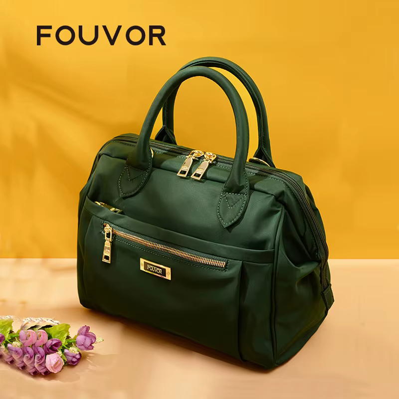 Fouvor nouvelle mode imperméable à l'eau en Nylon grande capacité sac à main 2025 femmes toile décon
