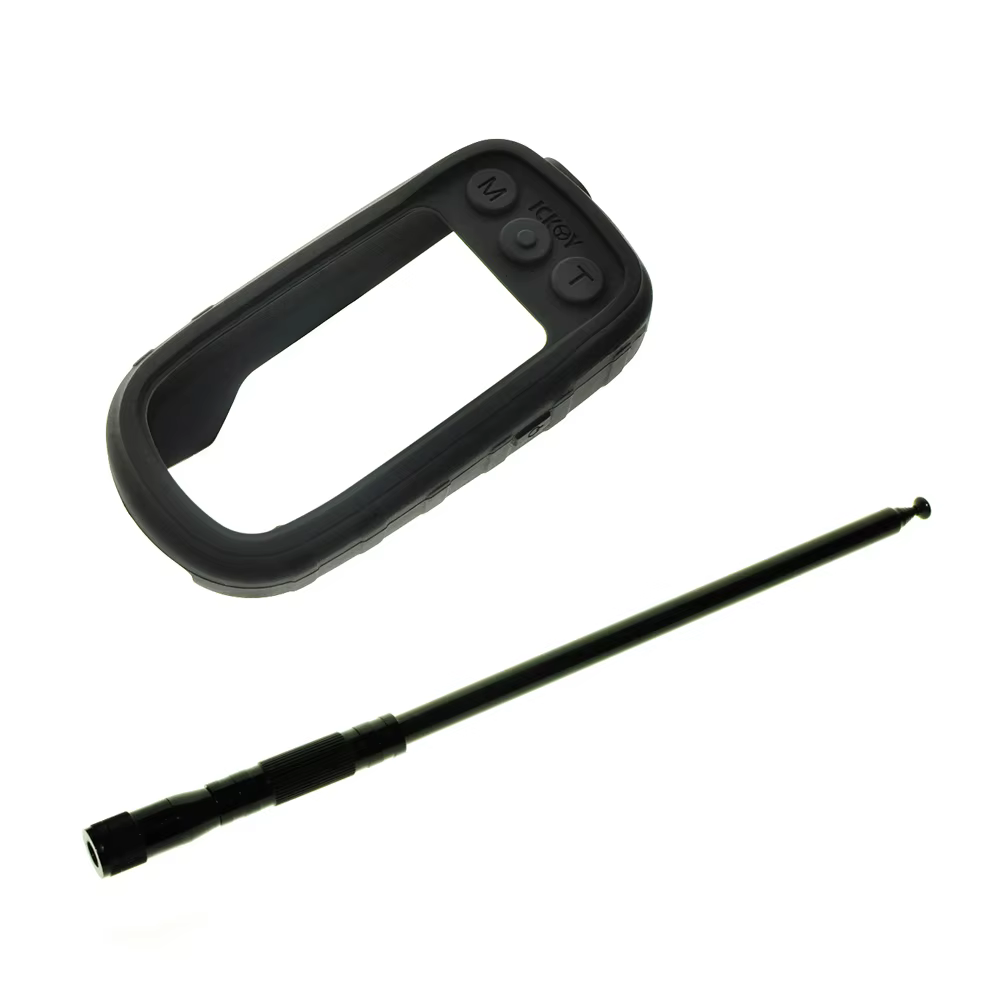 Juste de protection en silicone et accessoires extensibles, housse de peau noire, Garmin Alpha 100, 