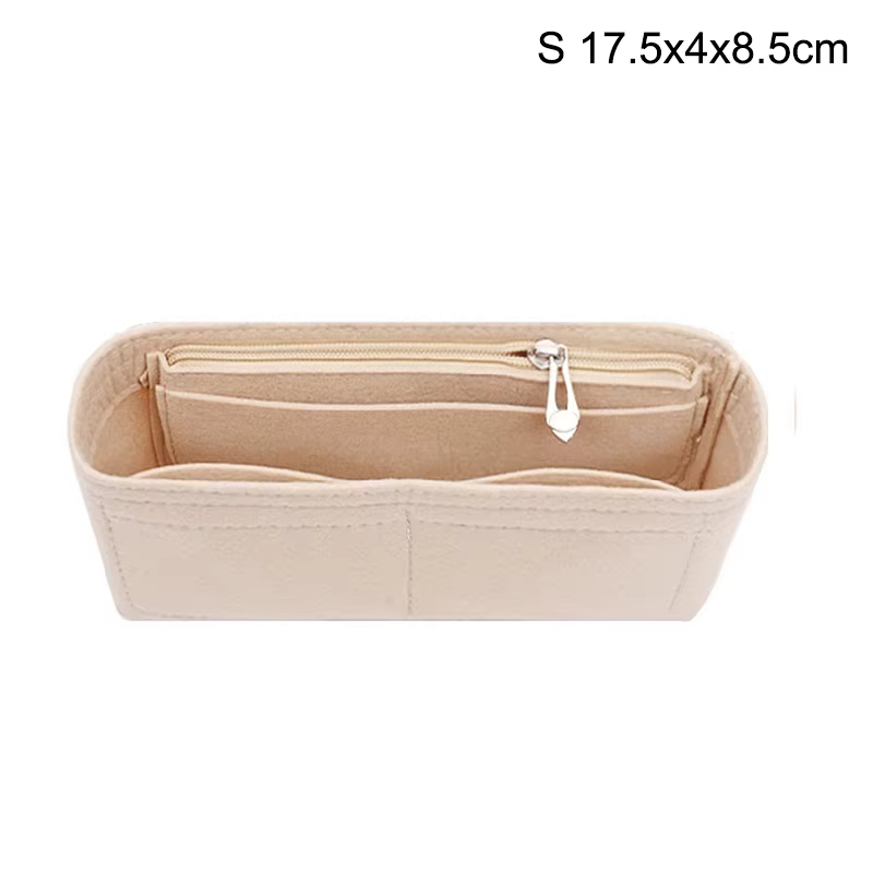 Organisateur de sac à main pour femme, sac à main multi-poches en tissu feutré, insert de sac à main