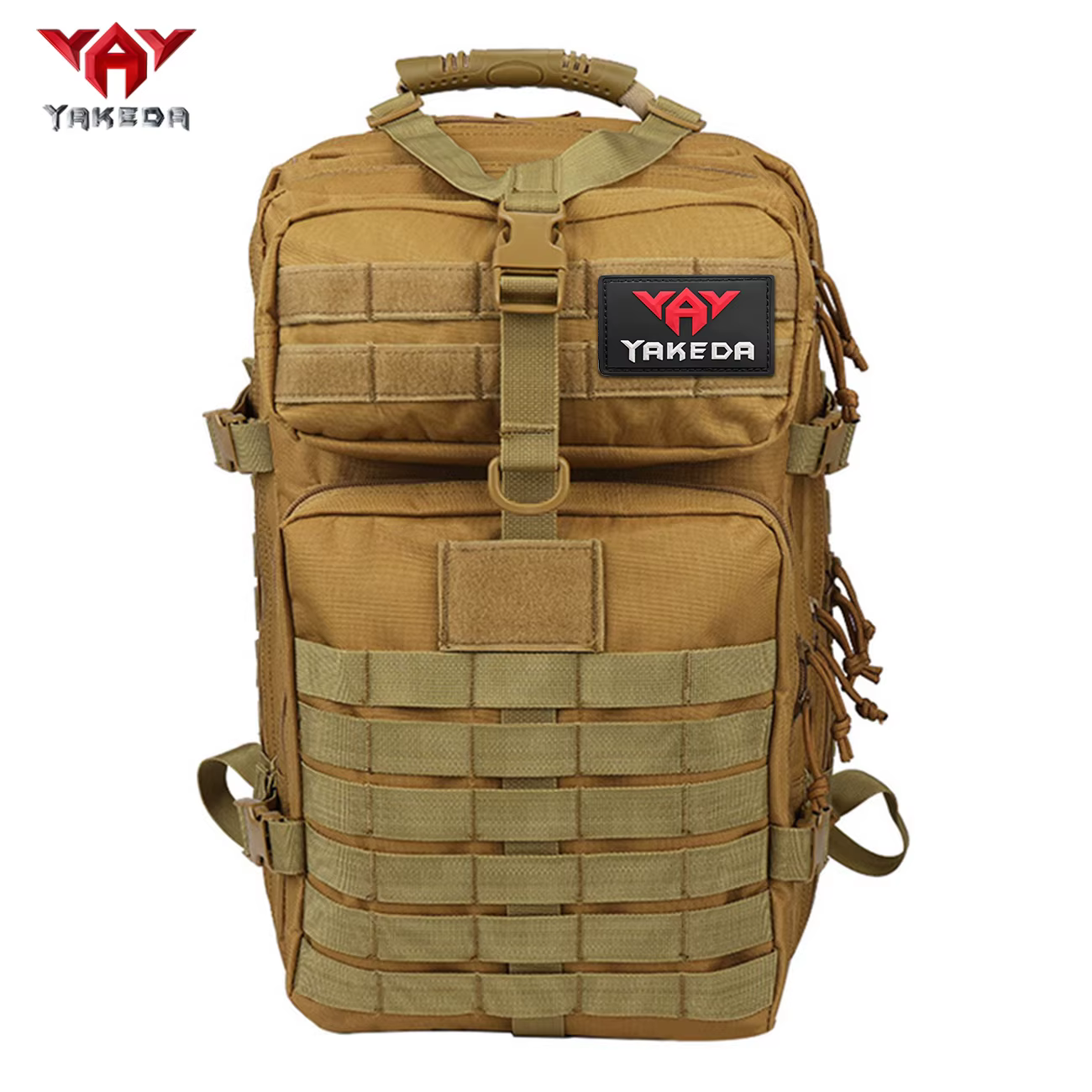 YAKEDA sac à dos d'alpinisme extérieur léger 45L sac de Camouflage de grande capacité sangle de cous
