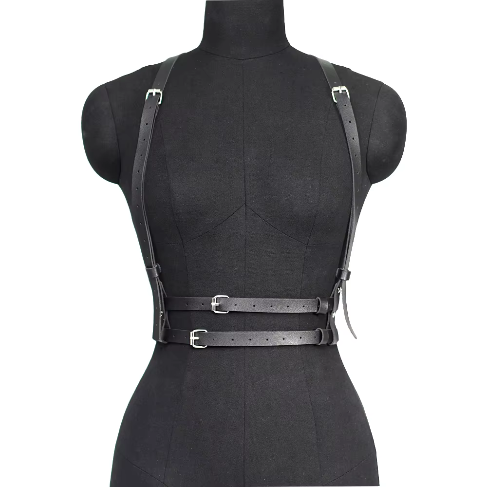 Femmes mode Punk harnais ceintures Harajuku poitrine harnais corsett ceinture bretelles pour femmes 