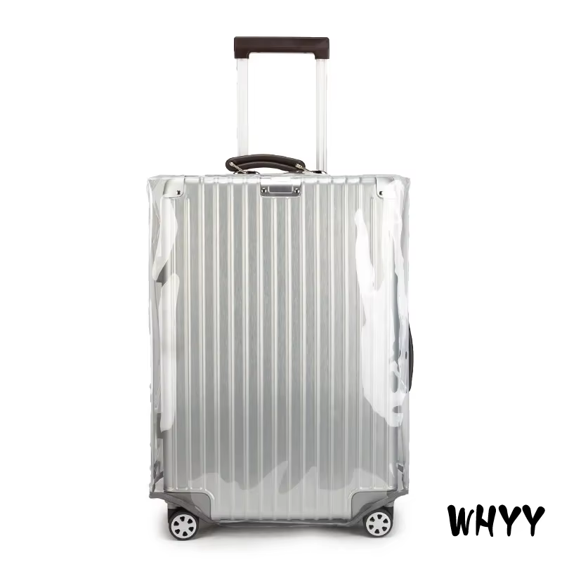 Protecteurs de couverture de valise en PVC Transparent, protecteur de bagages de voyage Transparent 