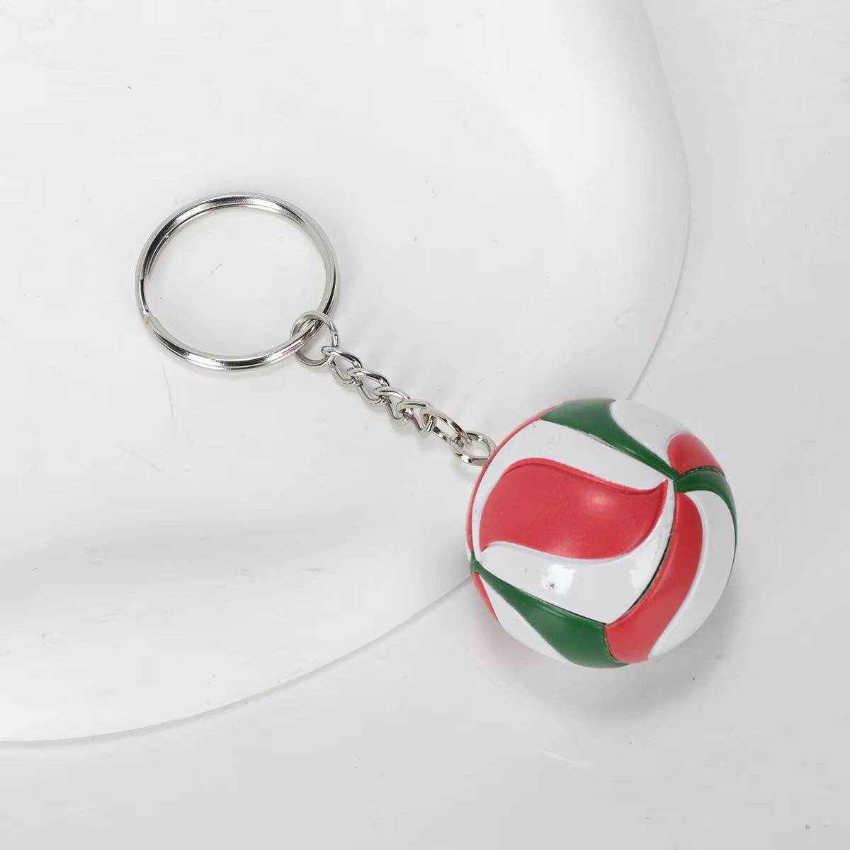 Porte-clés de volley-ball coloré (10-30 pièces) – Accessoire sportif pour clés de voiture, idéal pou