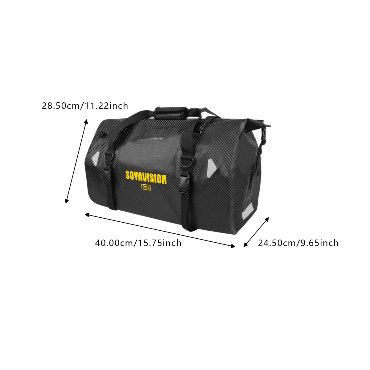 Sac de selle étanche pour moto 20L 40L 60L 70L 100L, voyage en plein air, bagages secs, bateau, raft
