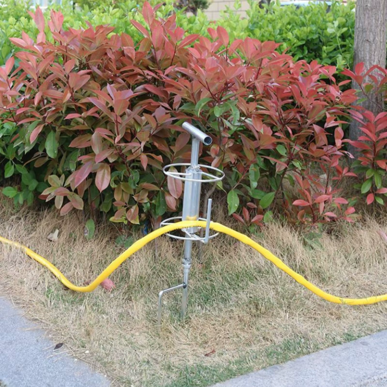 Guide de tuyau agricole robuste pour l'irrigation, outil de protection à insérer dans le sol pour ag