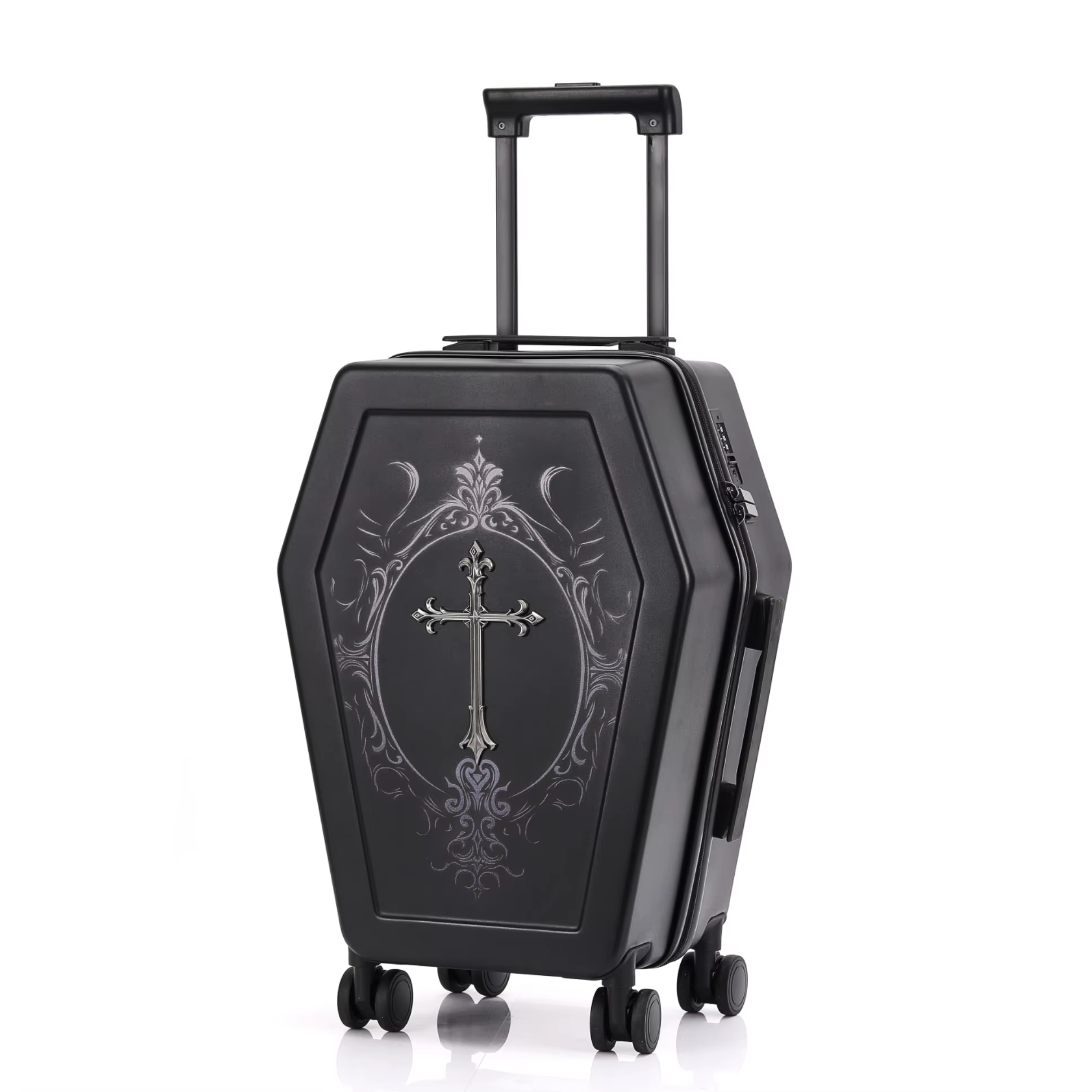 Valise de voyage à roulettes pivotantes, valise trolley 20 pouces, sac de voyage cabine, valise en c
