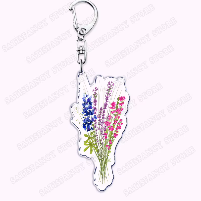 Porte-clés Lgbtq en forme de fleur de fierté lesbienne pour femmes, accessoires, sac Gay Queer, bise