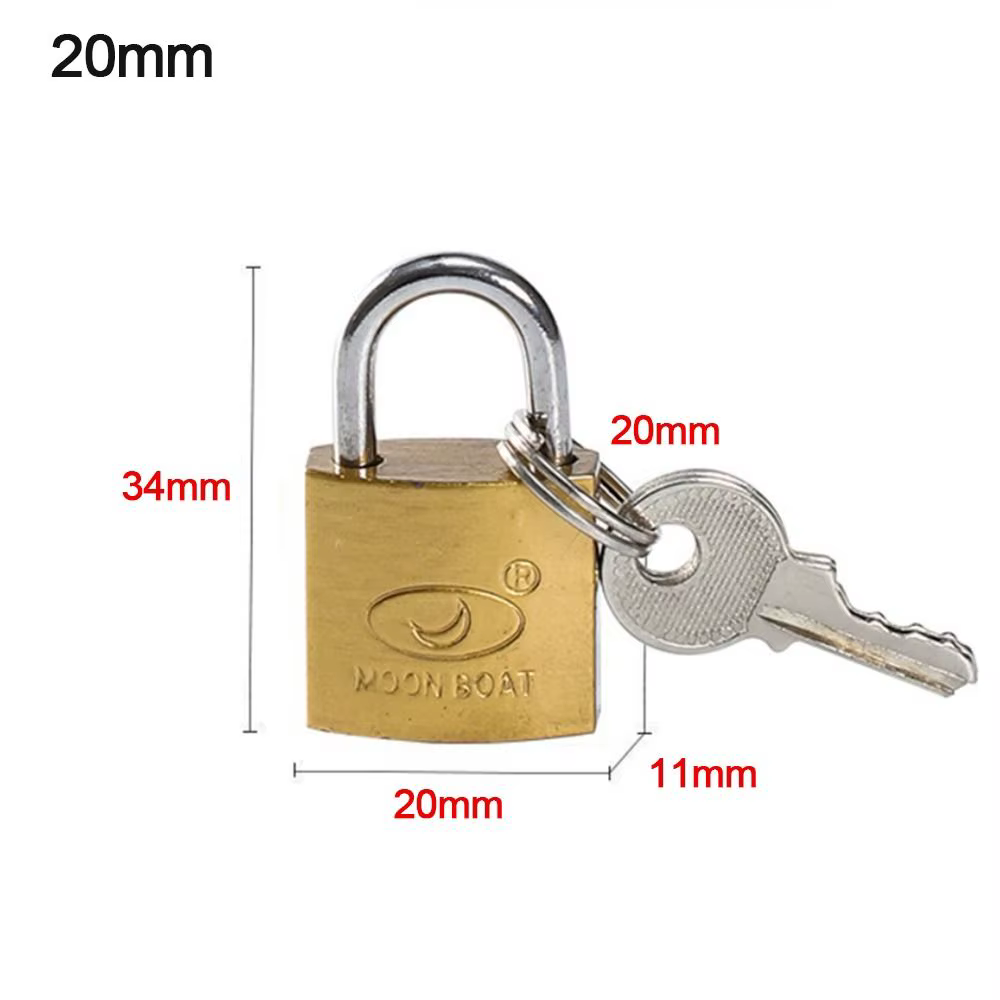 Mini cadenas en cuivre, petites serrures pour valise de voyage, casier, matériel d'amélioration de l