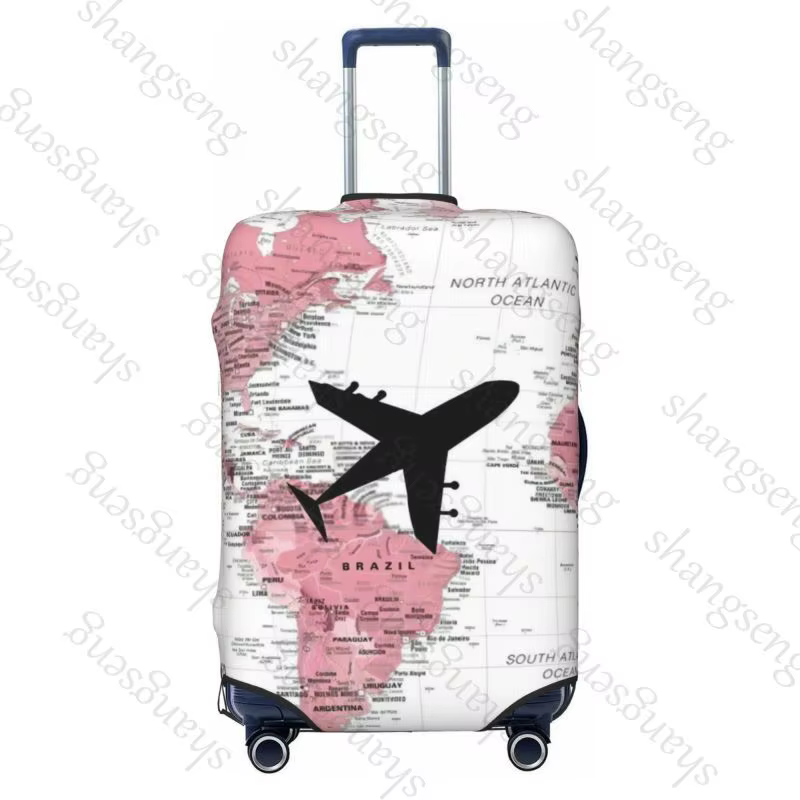 Housse de Protection épaisse pour bagages, dessin animé de voyage en avion, housse anti-poussière po