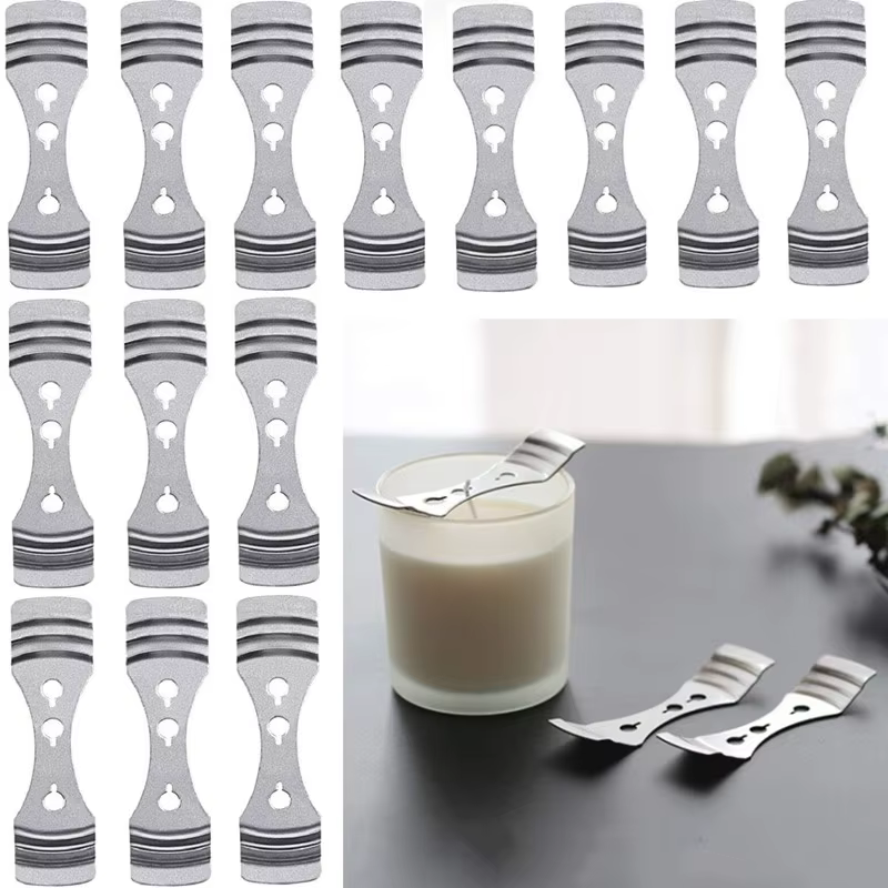 Support de mèches de bougie en métal, dispositif de centrage, kit exécutif, noyau fondu, fournitures