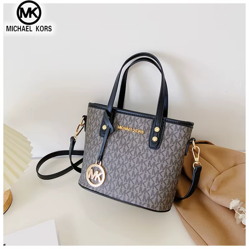 Sac à bandoulière Michael Kors pour femme, élégant et décontracté, sac seau classique de luxe léger 