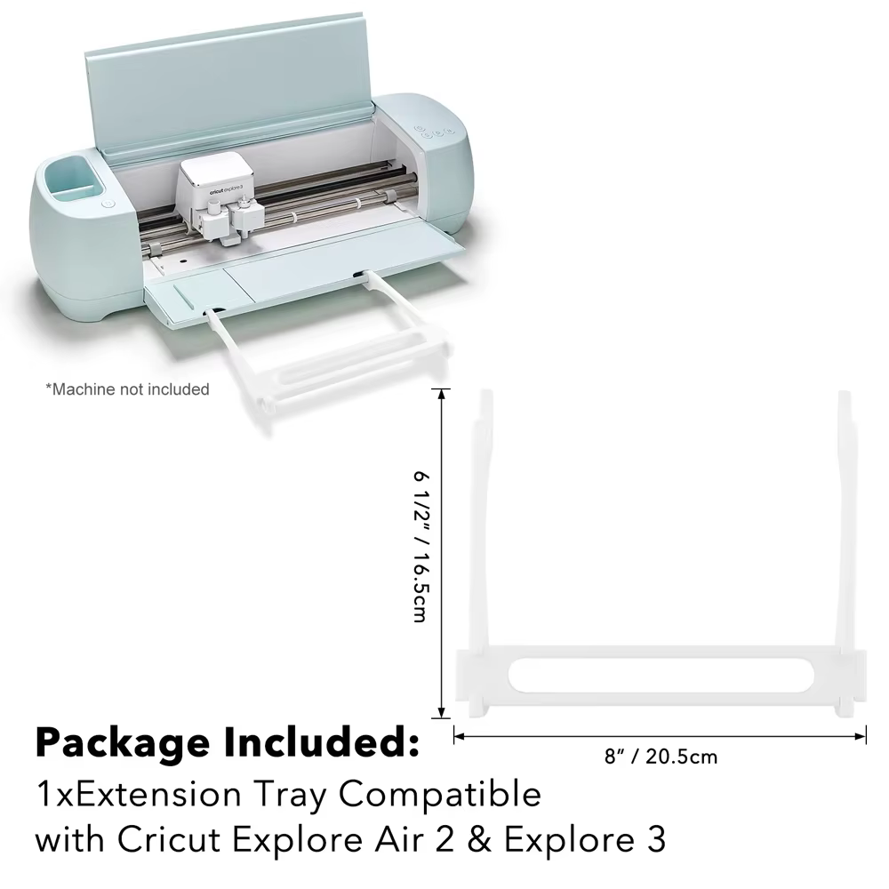 Plateau d'extension compatible avec Cricut Explore Air 2 & Explore 3/Cricut Maker 3 et outil de Supp
