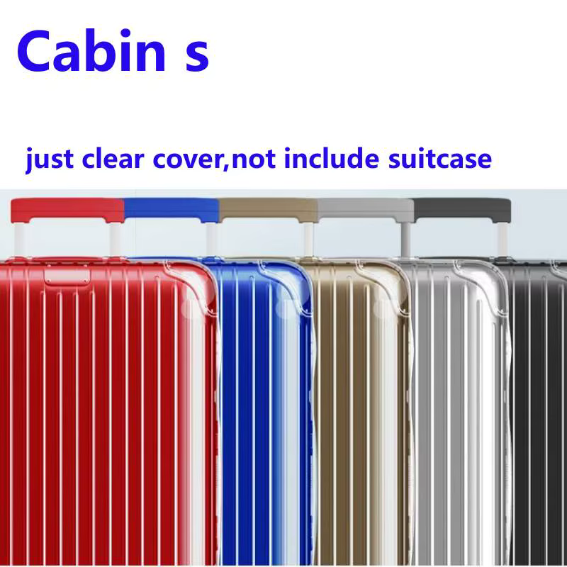 Juste de bagage en PVC transparent personnalisé, housse de bagage pour Rimowa Essential Trunk Plus, 