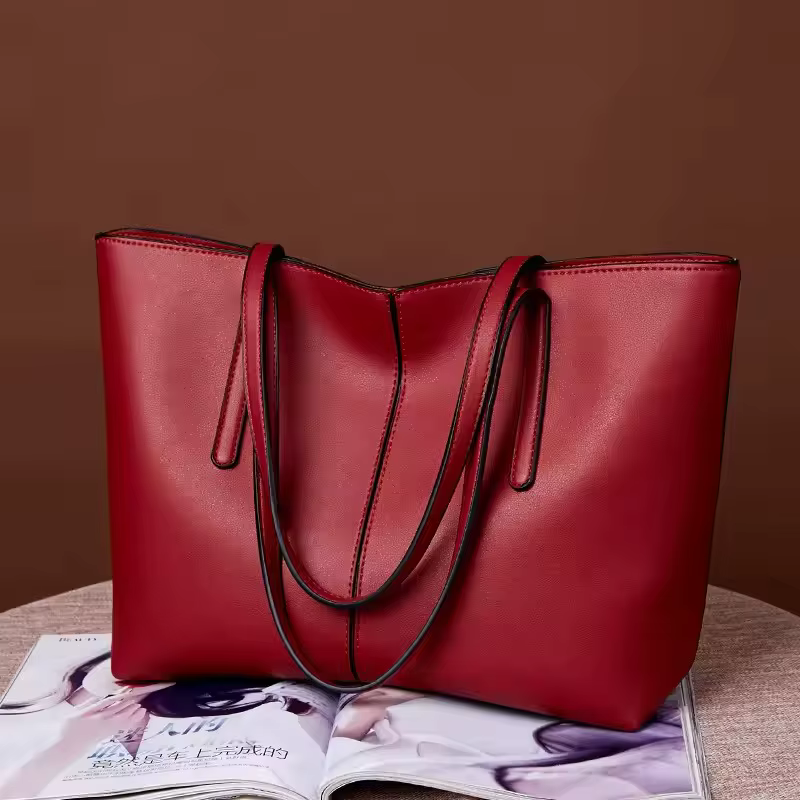 Sac fourre-tout MKCCCKA 2026 NOUVEAU élégant et simple grande capacité en cuir PU pour femme