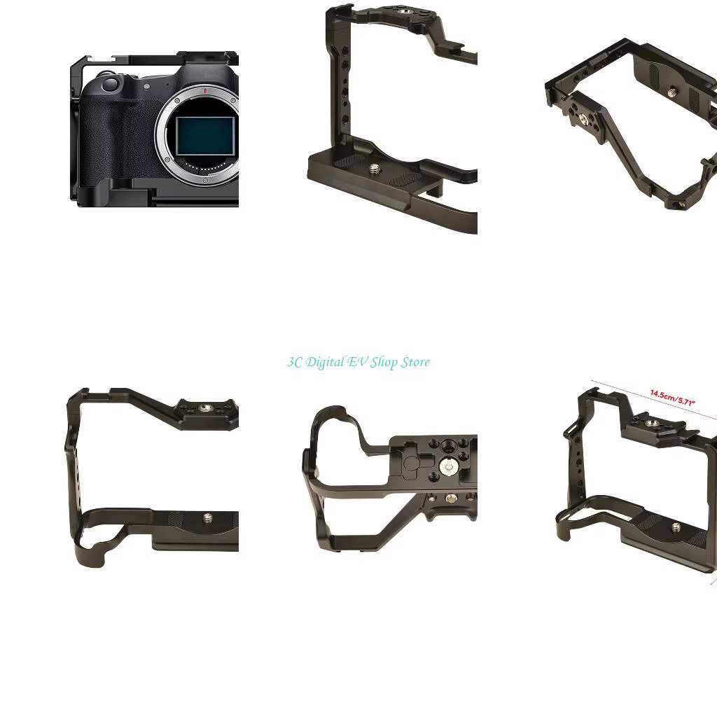 Cage caméra en aluminium qualité E74D pour les caméras pour le studio utilise une installation facil